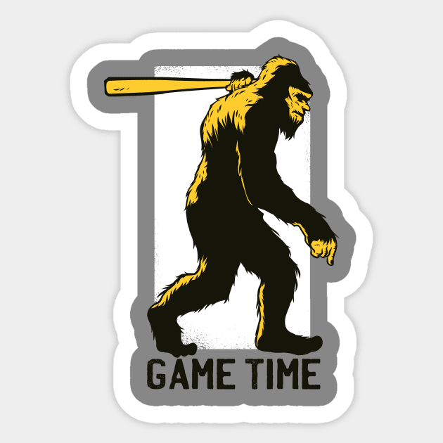 Big Foot Baseball Sticker by EarlAdrian